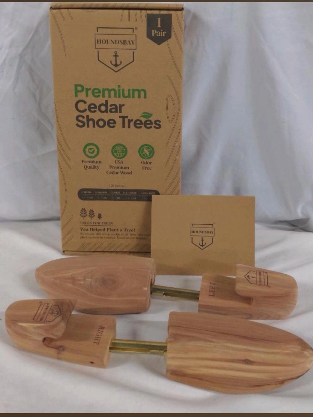 🔥🆕🔥 NIB HoundsBay Premium Cedar Shoe Trees - Men’s XL (11.5-13)